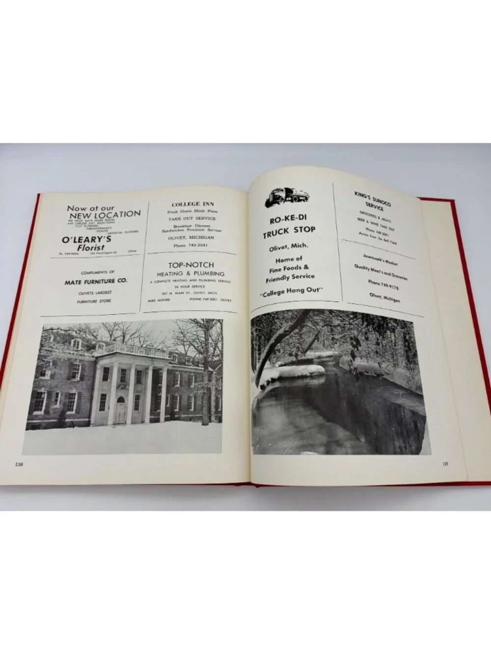 1967 Olivet College Oaks Yearbook Michigan Student Directory Vintage Memorabilia